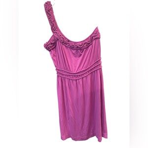 Max Studio Specialty Pink One-Shoulder Dress